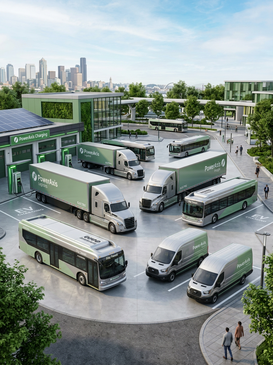 PowerAxis battery system for commercial vehicles